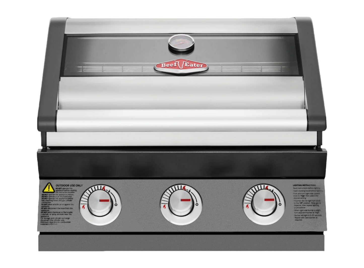 1600E Series - 3 Burner Built In BBQ