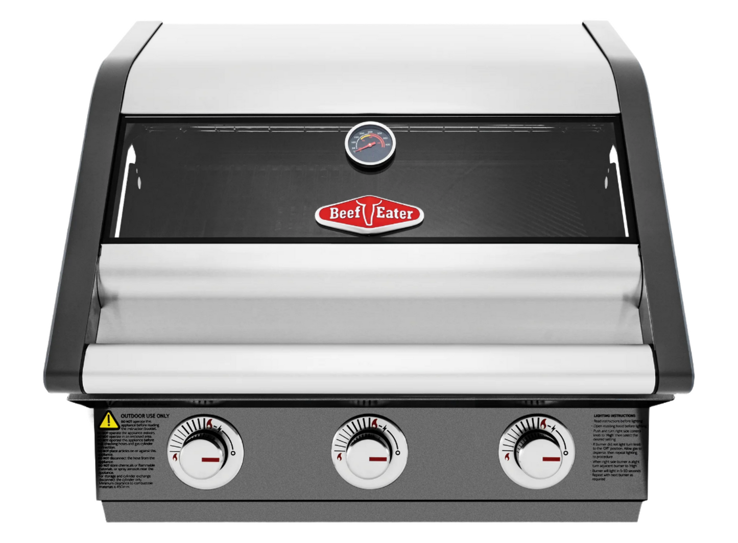 1600E Series - 3 Burner Built In BBQ