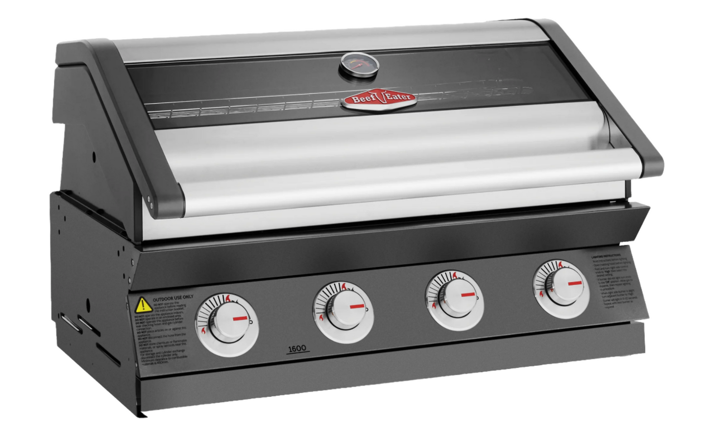 1600E Series - 4 Burner Built In BBQ