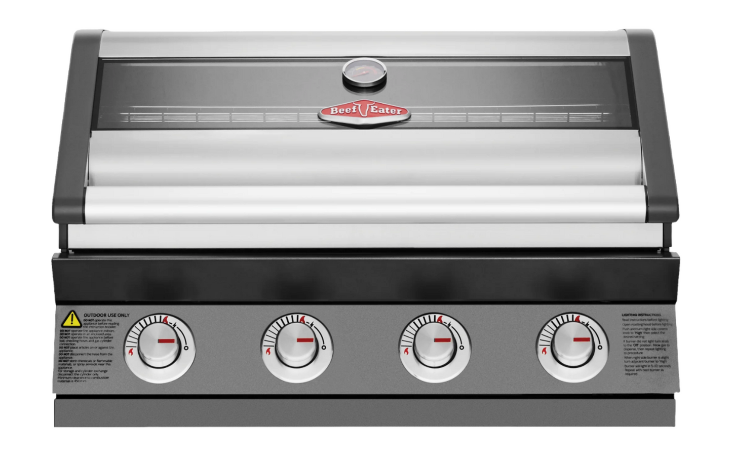 1600E Series - 4 Burner Built In BBQ