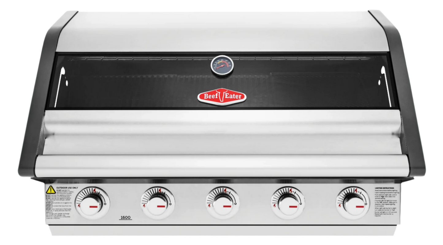 1600S Series - 5 Burner Built In BBQ