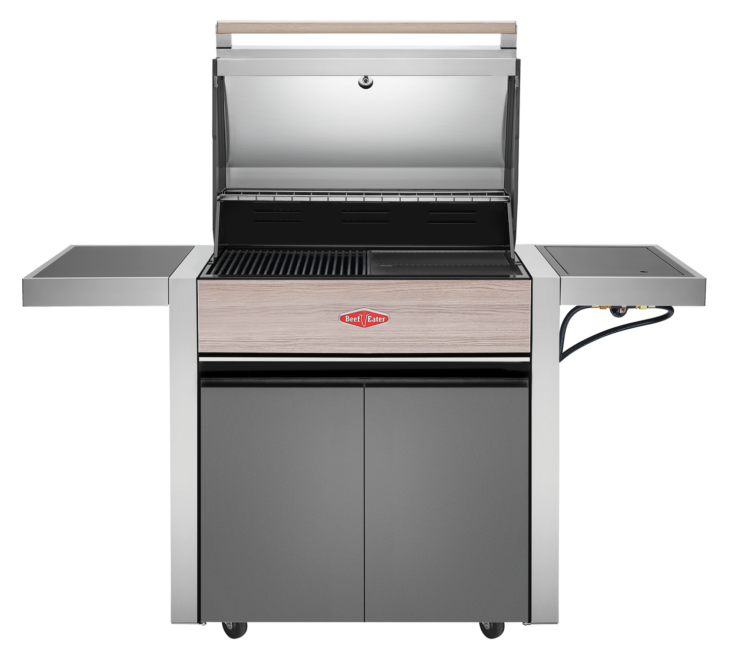 1500 Series - 4 Burner BBQ & Side Burner Trolley