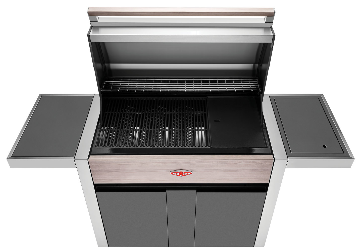 1500 Series - 5 Burner BBQ & Side Burner Trolley