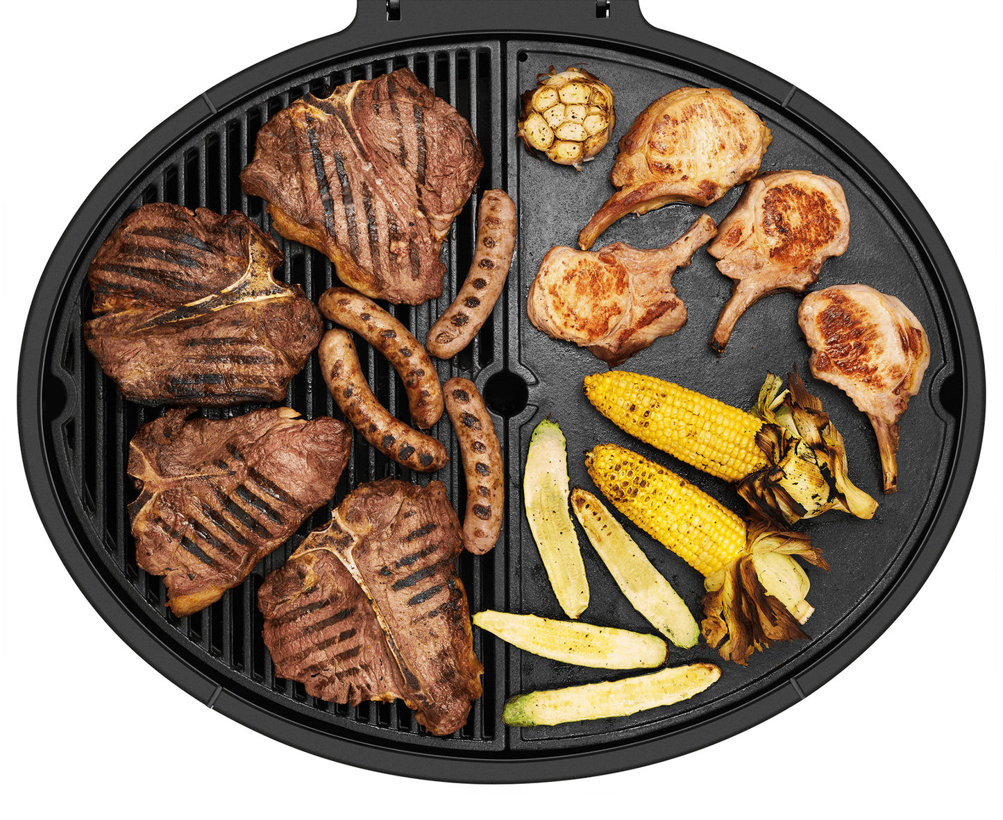 Bigg Bugg 2 Burner BBQ & Trolley - Amber Enamel