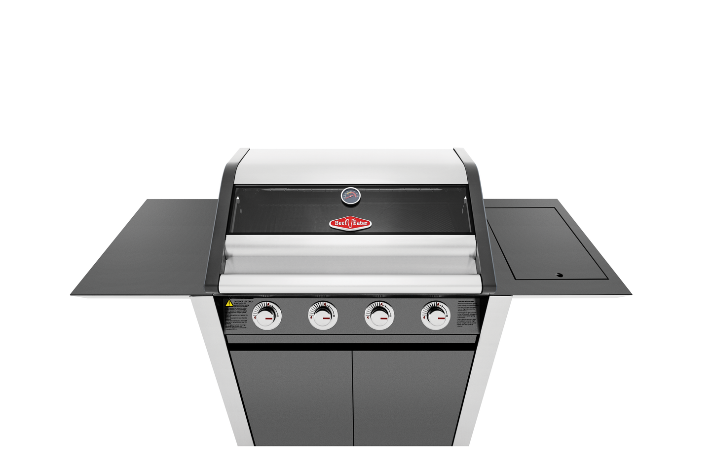 1600E Series - 4 Burner BBQ & Side Burner Trolley
