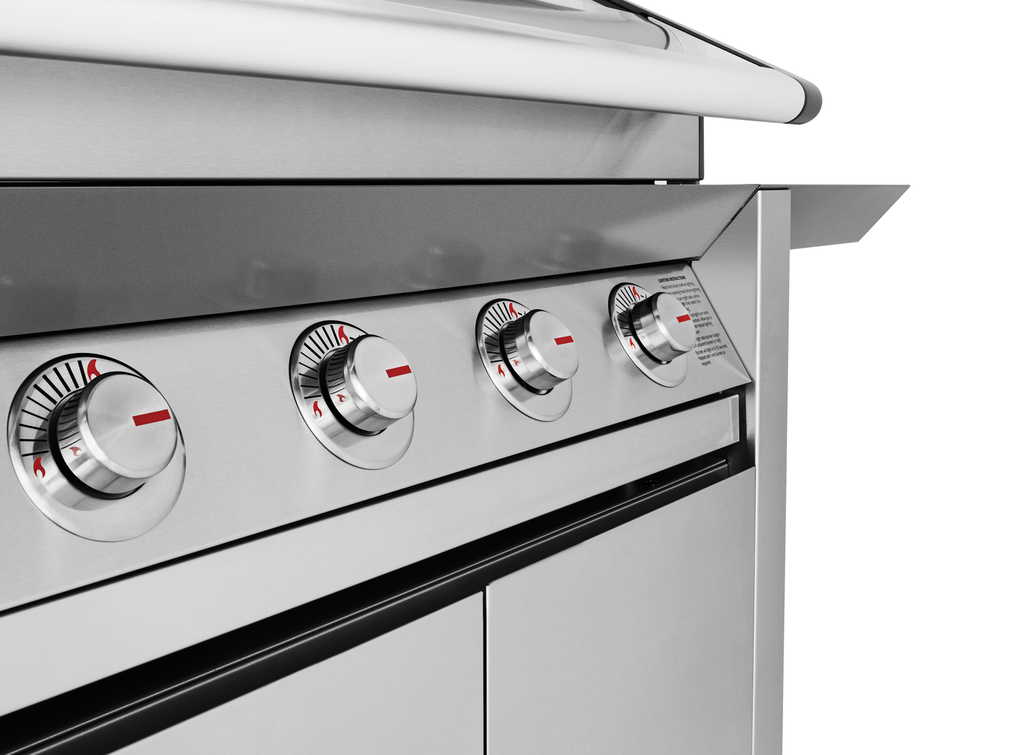 1600S Series - 4 Burner BBQ & Side Burner Trolley