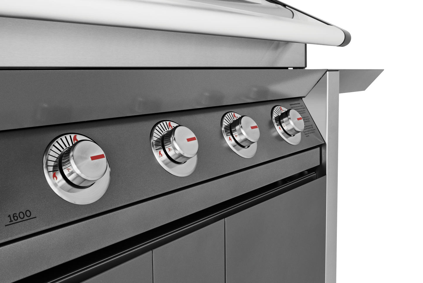 1600E Series - 5 Burner BBQ & Side Burner Trolley