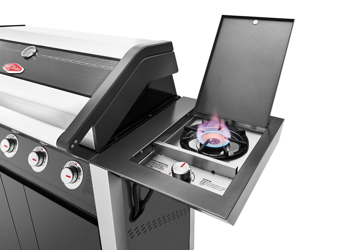 1600E Series - 5 Burner BBQ & Side Burner Trolley