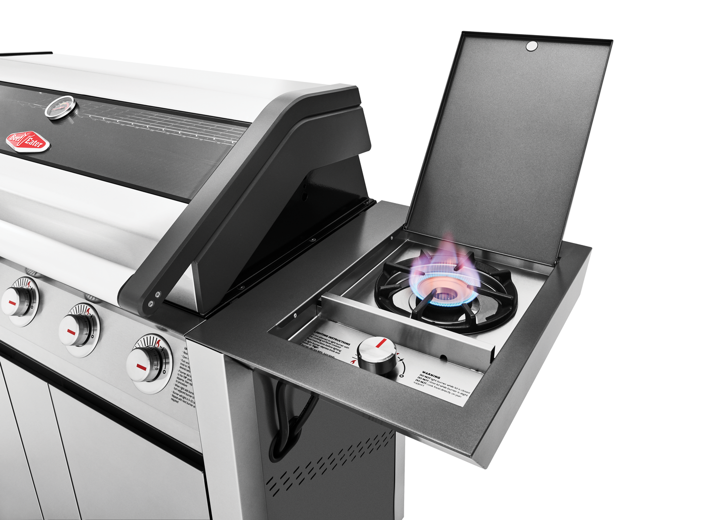1600S Series - 5 Burner BBQ & Side Burner Trolley