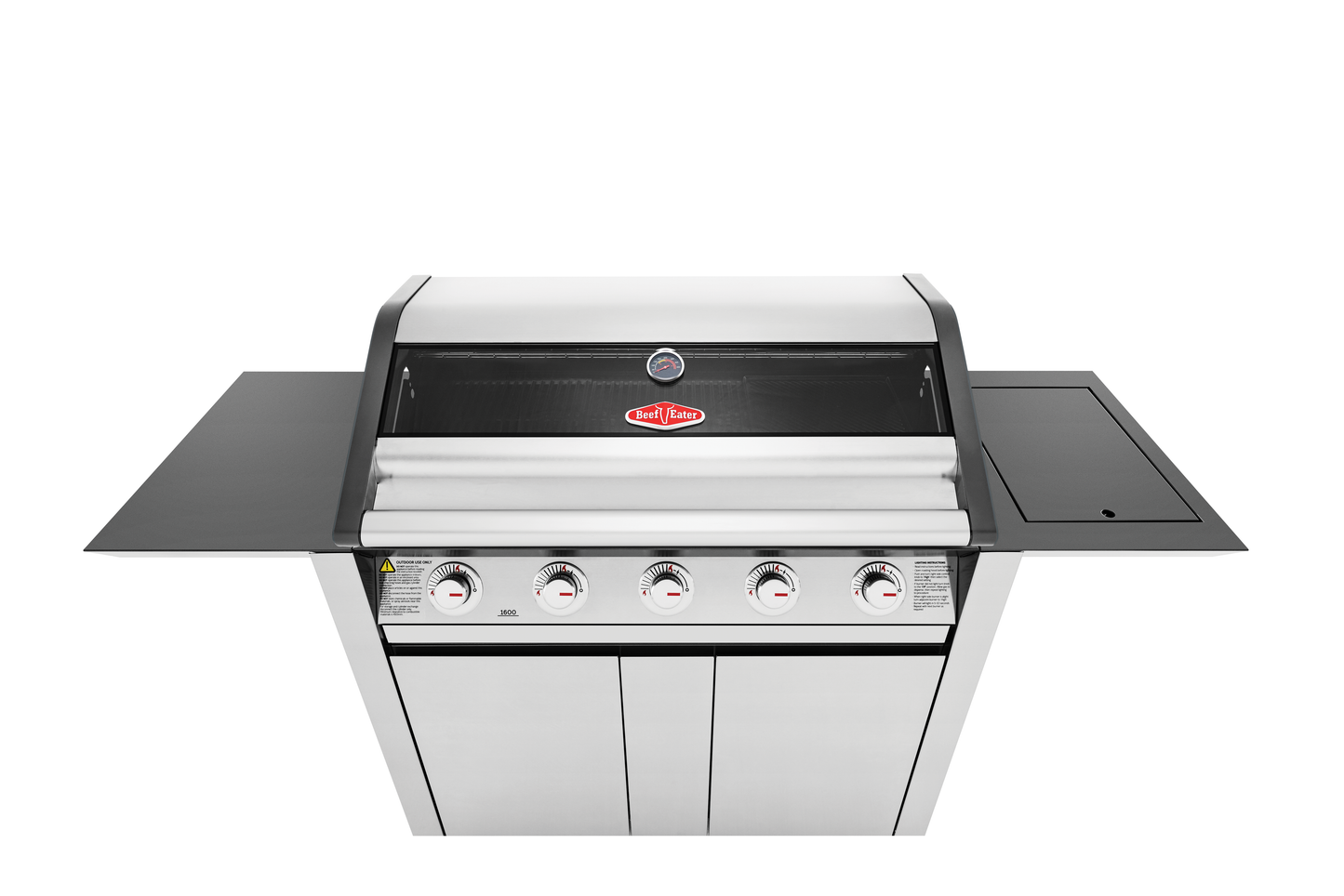 1600S Series - 5 Burner BBQ & Side Burner Trolley