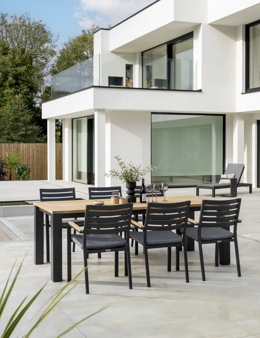 elba Dining Set with 6 Chairs and Dining Table