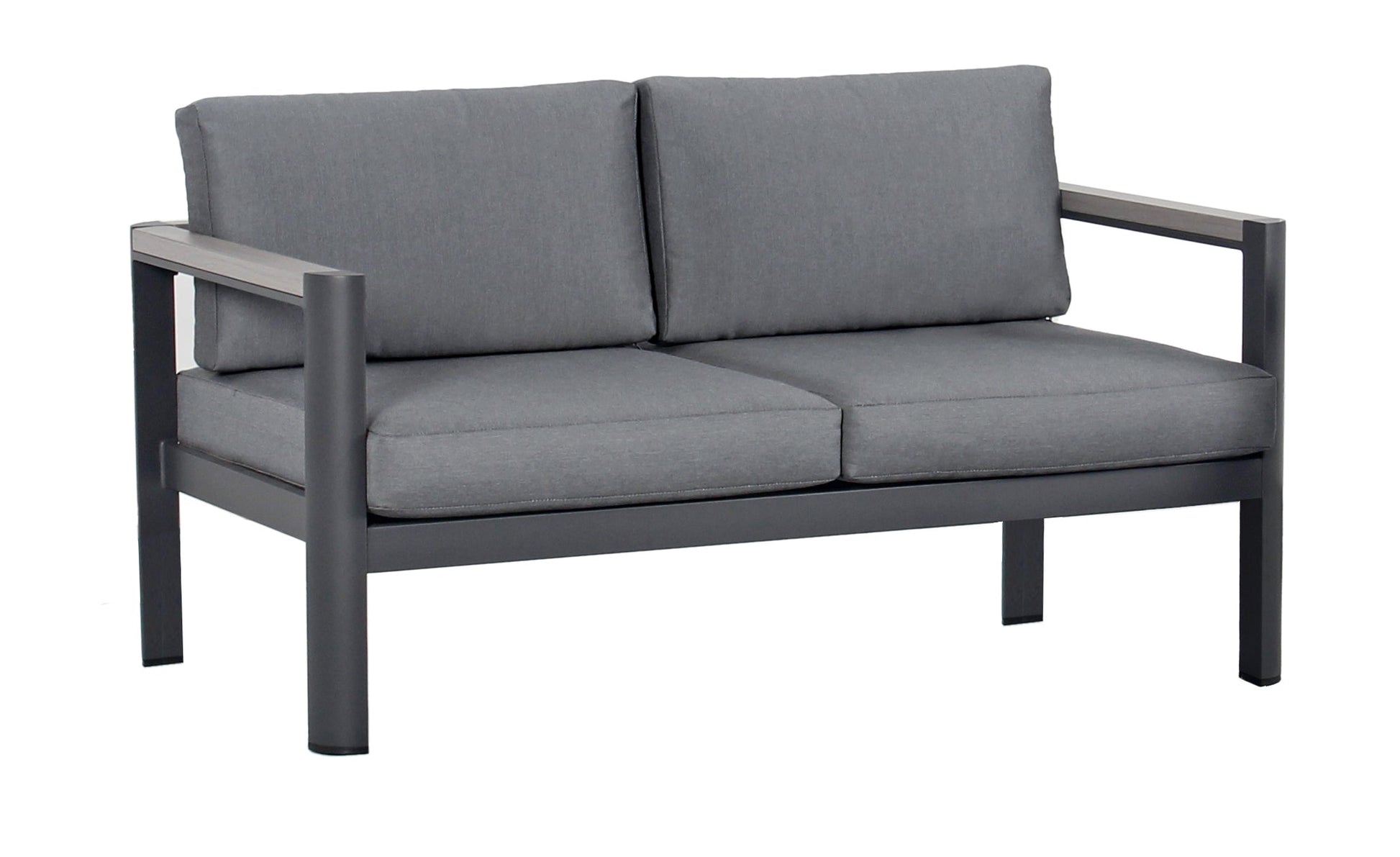 Gio 4 Seat Lounge Set with Coffee Table and Free Fire Pit Coffee Table