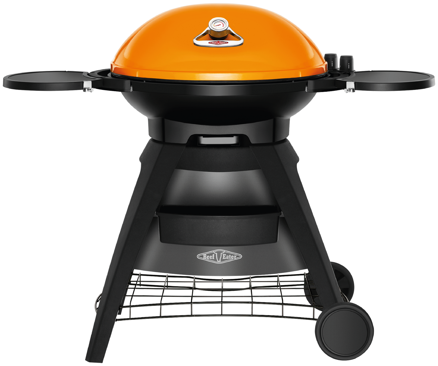 Bigg Bugg 2 Burner BBQ & Trolley - Amber Enamel