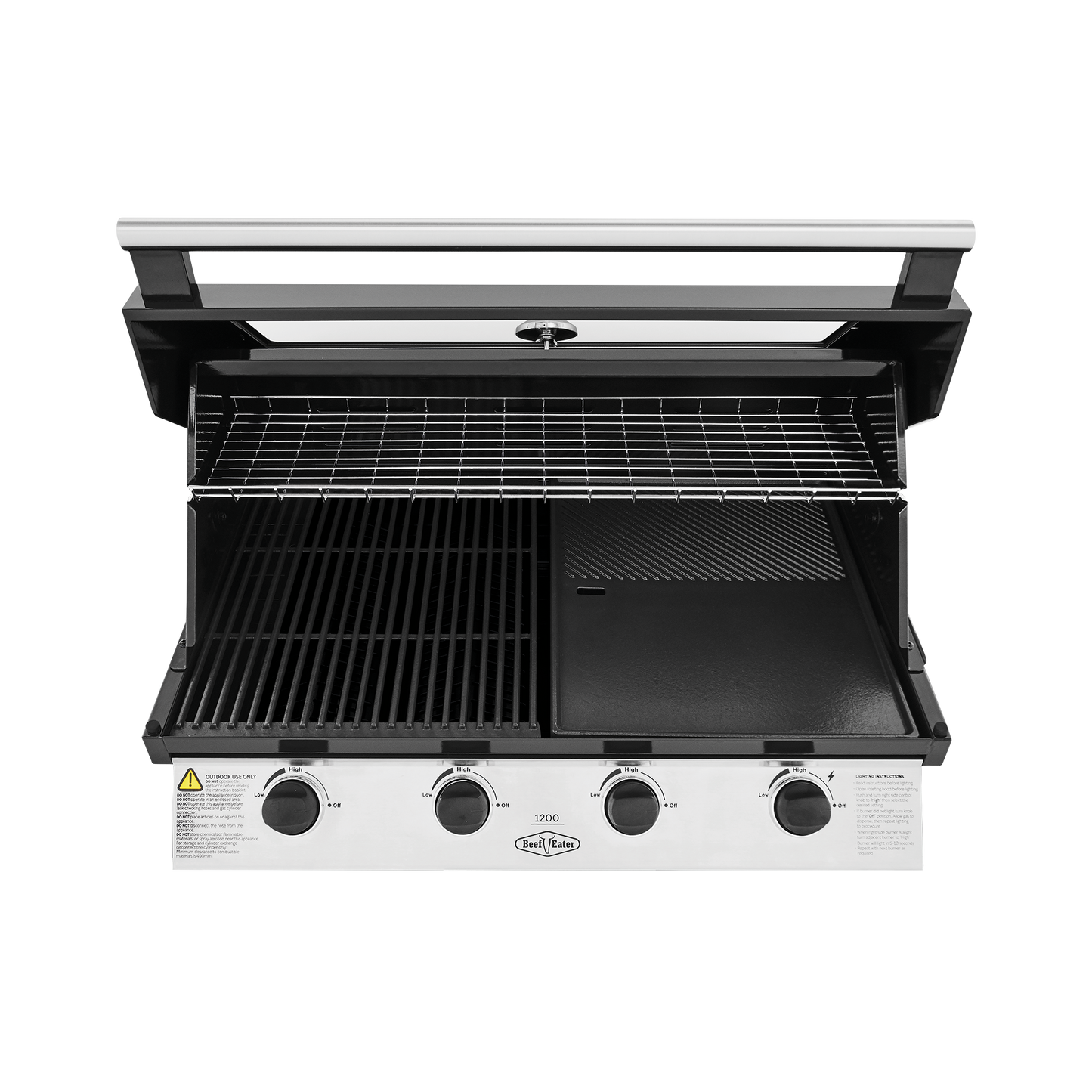 1200E Series - 4 Burner Built In BBQ