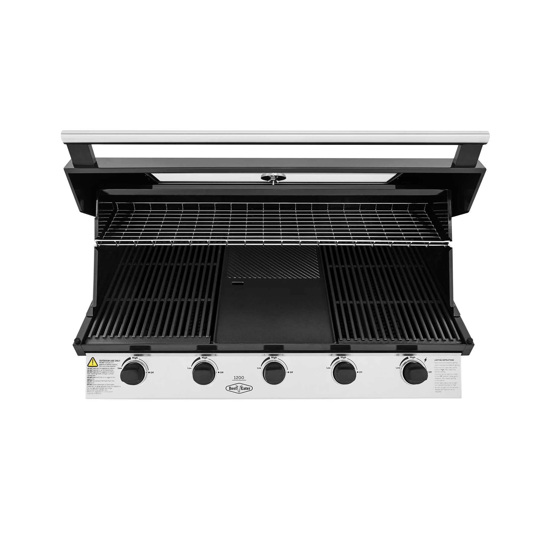 1200E Series - 5 Burner Built In BBQ