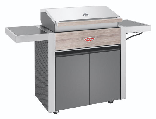 1500 Series - 4 Burner BBQ & Side Burner Trolley