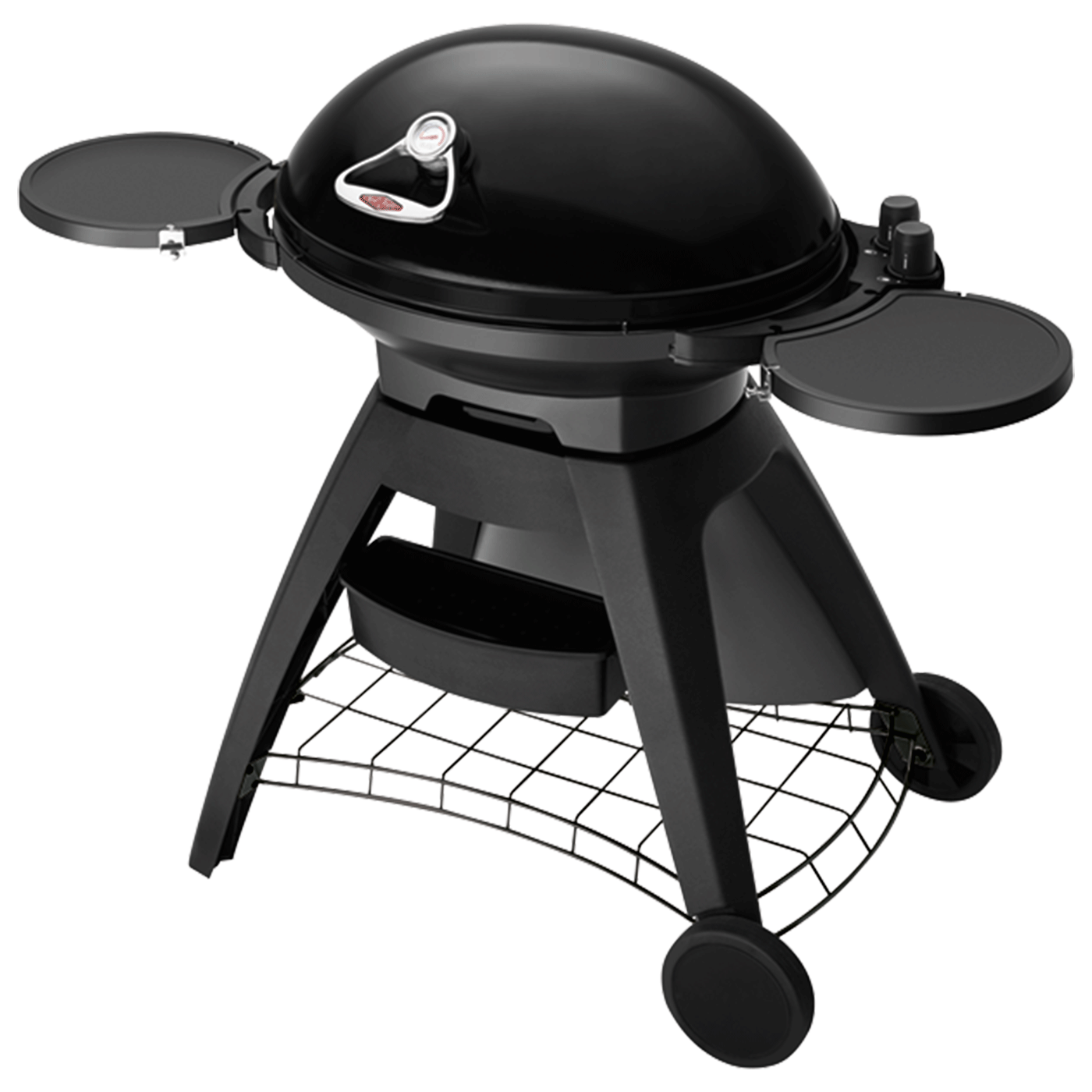 Bigg Bugg 2 Burner BBQ & Trolley - Graphite Enamel