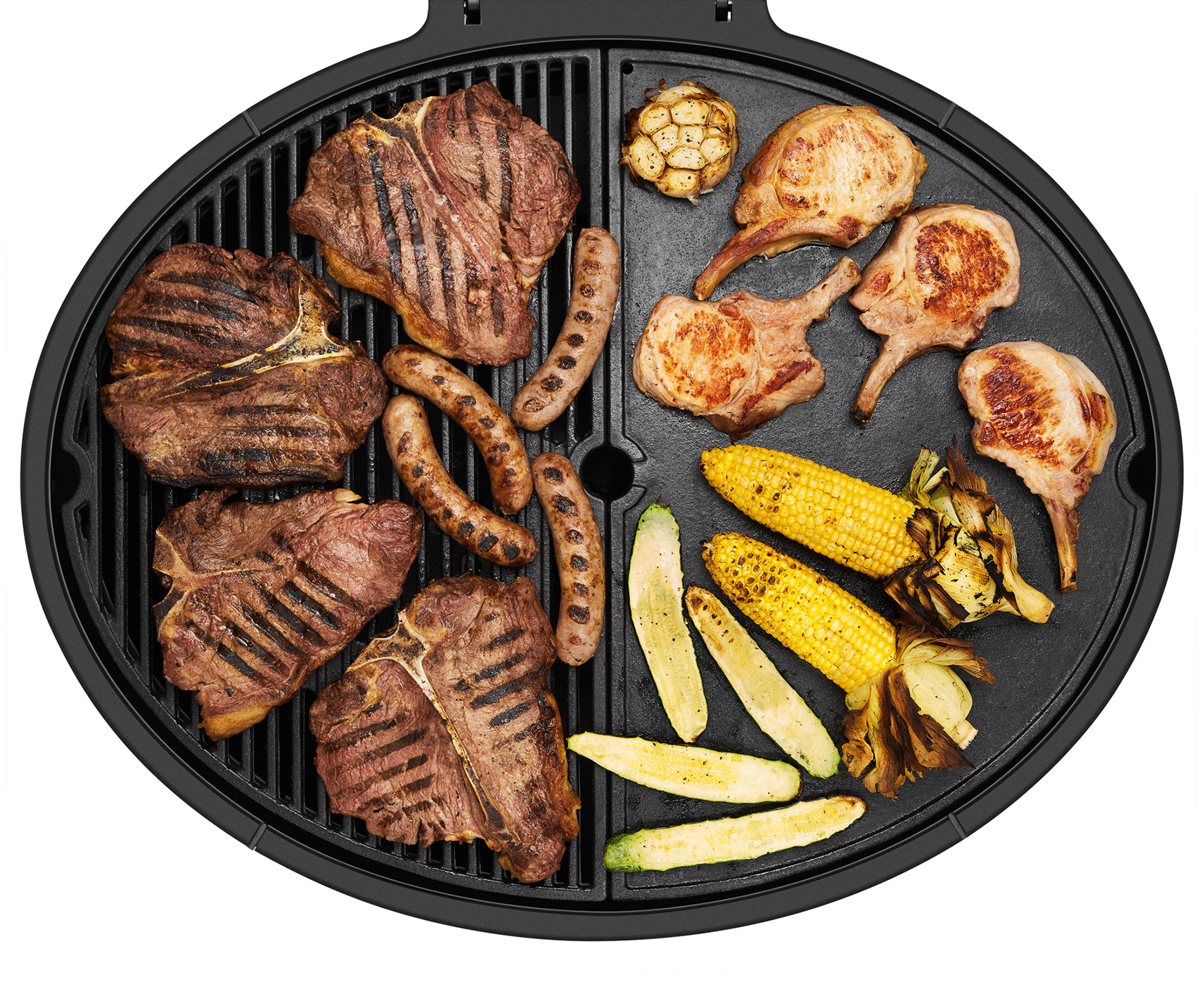 Bigg Bugg 2 Burner BBQ & Trolley - Amber Enamel