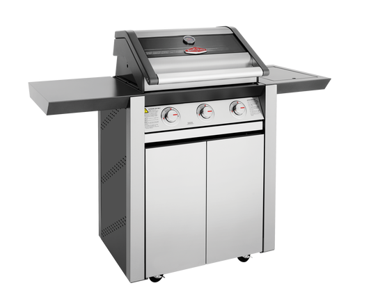 1600S Series - 3 Burner BBQ & Side Burner Trolley