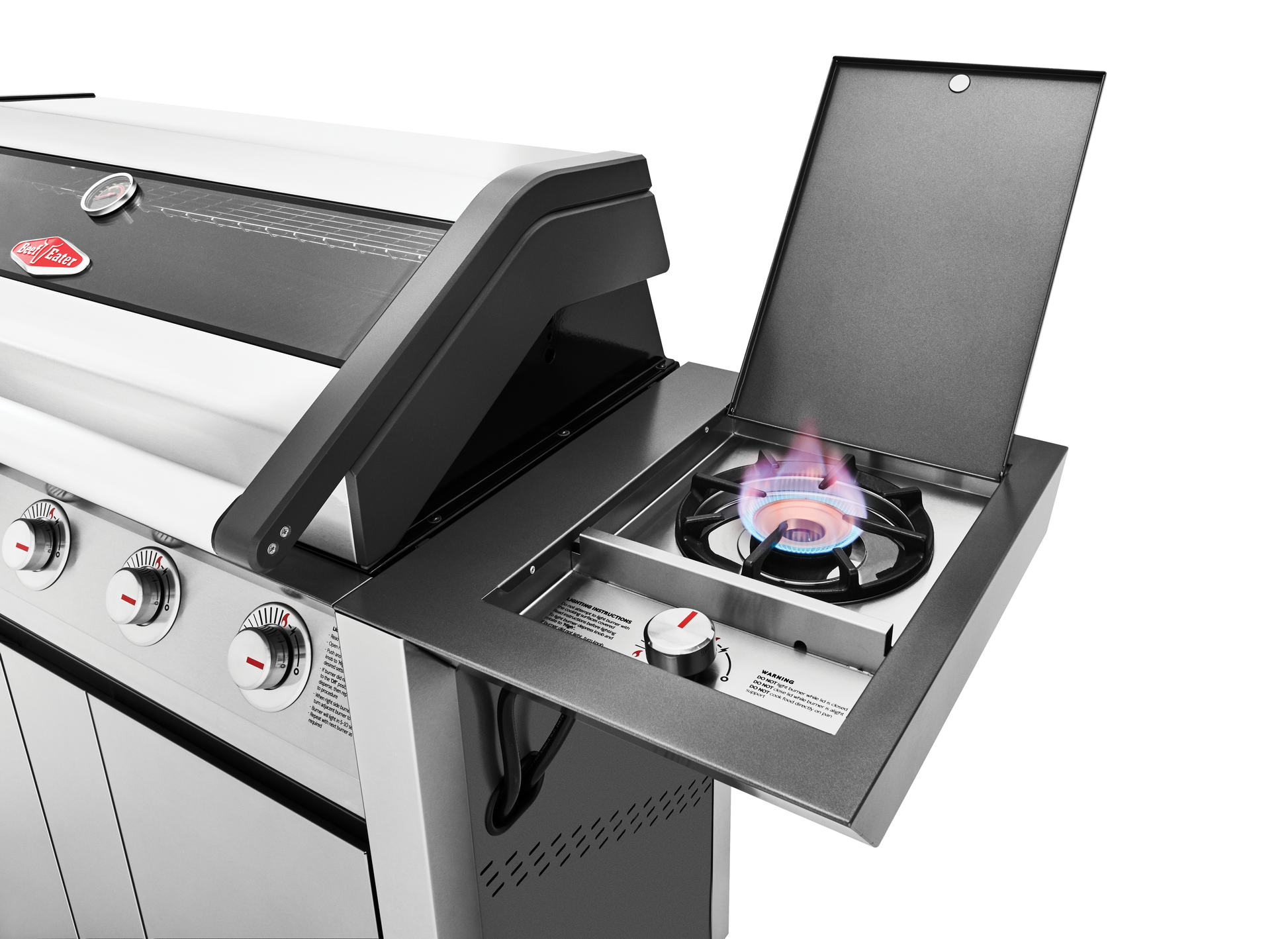 1600S Series - 5 Burner BBQ & Side Burner Trolley