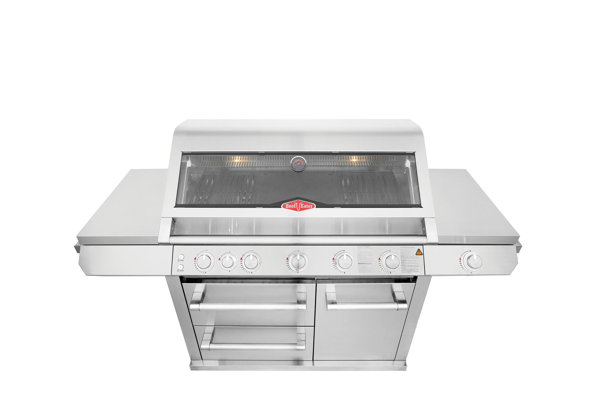 7000 Series Premium 5 Burner BBQ & Side Burner Trolley