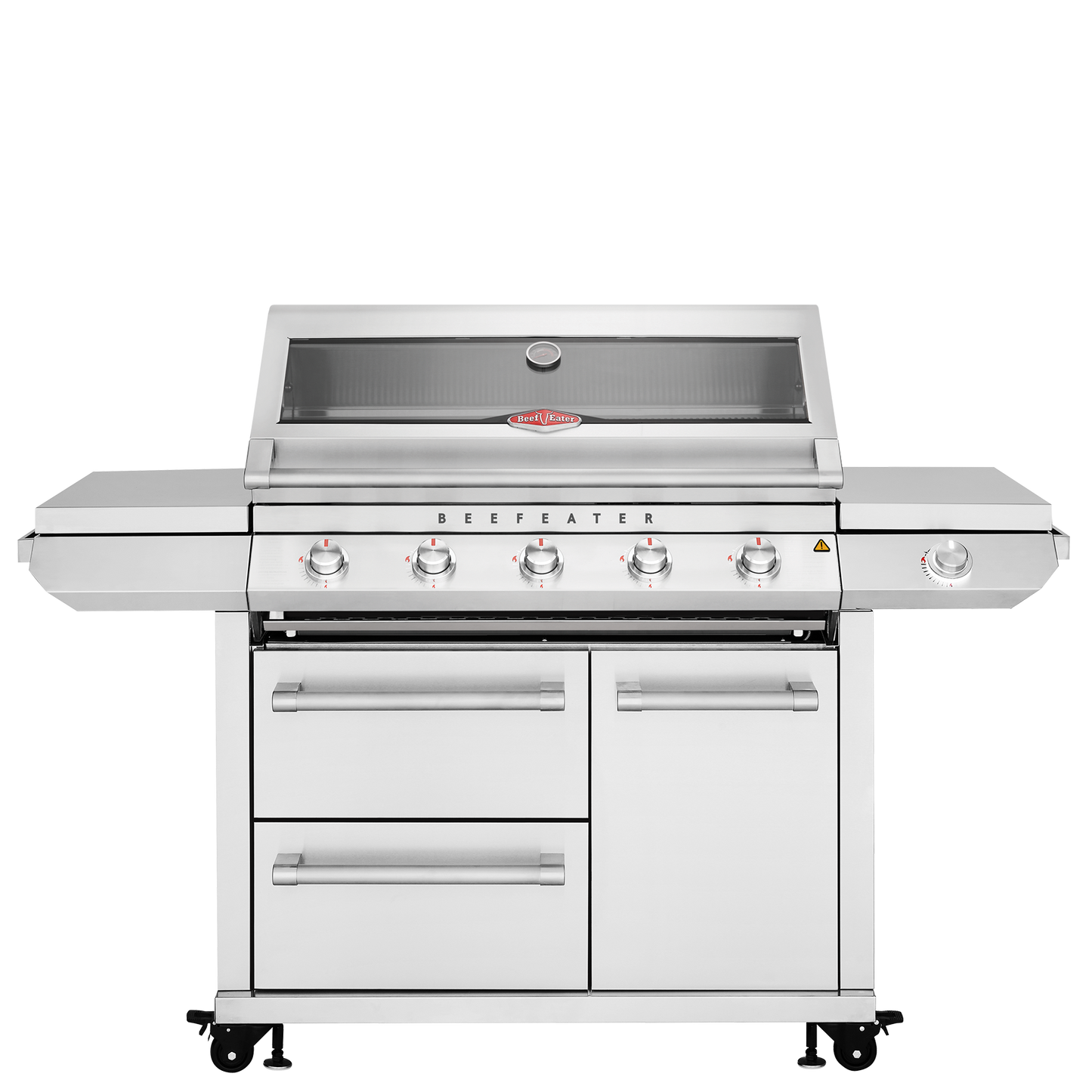 7000 Series Classic 5 Burner BBQ & Side Burner Trolley