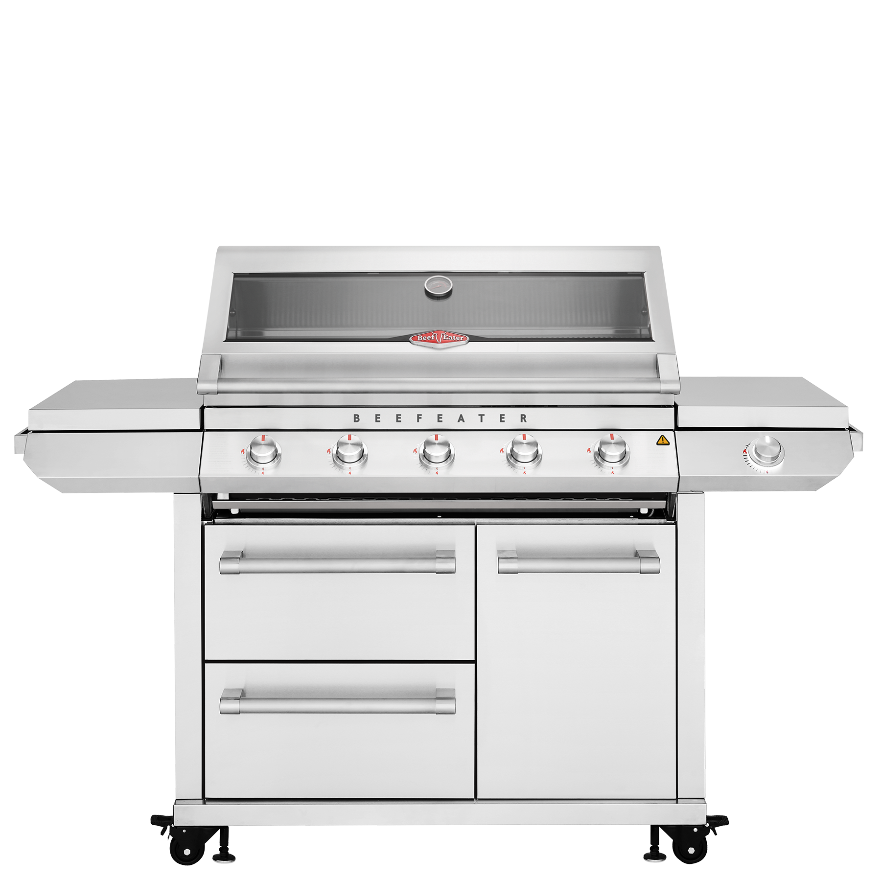 7000 Series Classic 5 Burner BBQ & Side Burner Trolley