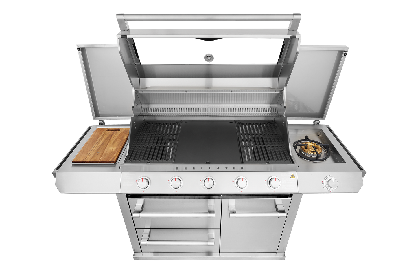 7000 Series Classic 5 Burner BBQ & Side Burner Trolley