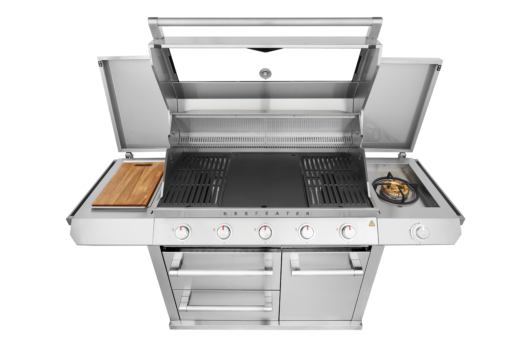 7000 Series Classic 5 Burner BBQ & Side Burner Trolley